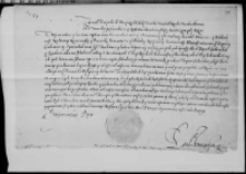 Mandat Zygmunta III do frochtarzy i kupc&oacute;w o nieskładanie i nieprzedawanie soli po komorach krakowskich