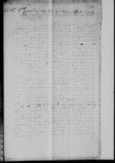 List Zygmunta III w sprawie konfederacji lwowskiej i brzeskiej 1613