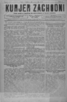 Kurjer Zachodni: pismo narodowe, bezpartyjne dla rodzin polskich na kresach zachodnich 1928.01.07 R.4 Nr2