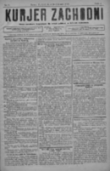 Kurjer Zachodni: pismo narodowe, bezpartyjne dla rodzin polskich na kresach zachodnich 1928.01.18 R.4 Nr5