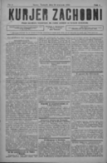 Kurjer Zachodni: pismo narodowe, bezpartyjne dla rodzin polskich na kresach zachodnich 1928.01.28 R.4 Nr8