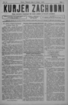 Kurjer Zachodni: pismo narodowe, bezpartyjne dla rodzin polskich na kresach zachodnich 1928.02.11 R.4 Nr12