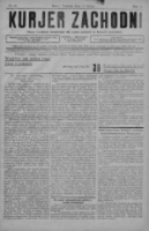 Kurjer Zachodni: pismo narodowe, bezpartyjne dla rodzin polskich na kresach zachodnich 1928.02.25 R.4 Nr16