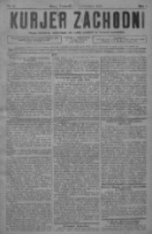 Kurjer Zachodni: pismo narodowe, bezpartyjne dla rodzin polskich na kresach zachodnich 1928.04.04 R.4 Nr27