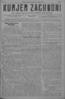 Kurjer Zachodni: pismo narodowe, bezpartyjne dla rodzin polskich na kresach zachodnich 1928.05.19 R.4 Nr40