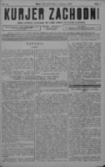 Kurjer Zachodni: pismo narodowe, bezpartyjne dla rodzin polskich na kresach zachodnich 1928.06.02 R.4 Nr44