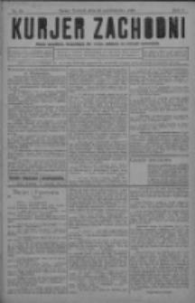 Kurjer Zachodni: pismo narodowe, bezpartyjne dla rodzin polskich na kresach zachodnich 1929.10.26 R.5 Nr86