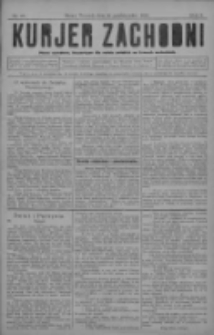 Kurjer Zachodni: pismo narodowe, bezpartyjne dla rodzin polskich na kresach zachodnich 1929.10.30 R.5 Nr87