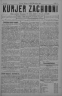 Kurjer Zachodni: pismo narodowe, bezpartyjne dla rodzin polskich na kresach zachodnich 1929.11.06 R.5 Nr89