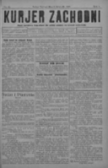 Kurjer Zachodni: pismo narodowe, bezpartyjne dla rodzin polskich na kresach zachodnich 1929.11.09 R.5 Nr90