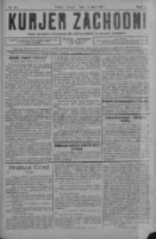 Kurjer Zachodni: pismo narodowe, bezpartyjne dla rodzin polskich na kresach zachodnich 1928.07.14 R.4 Nr56