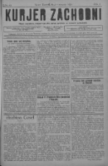 Kurjer Zachodni: pismo narodowe, bezpartyjne dla rodzin polskich na kresach zachodnich 1928.08.08 R.4 Nr63