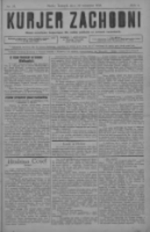 Kurjer Zachodni: pismo narodowe, bezpartyjne dla rodzin polskich na kresach zachodnich 1928.09.29 R.4 Nr78