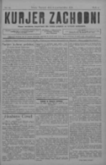 Kurjer Zachodni: pismo narodowe, bezpartyjne dla rodzin polskich na kresach zachodnich 1928.10.06 R.4 Nr80