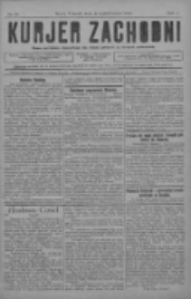 Kurjer Zachodni: pismo narodowe, bezpartyjne dla rodzin polskich na kresach zachodnich 1928.10.10 R.4 Nr81