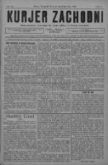 Kurjer Zachodni: pismo narodowe, bezpartyjne dla rodzin polskich na kresach zachodnich 1928.10.20 R.4 Nr84