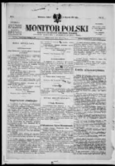Monitor Polski. Dziennik Urzędowy Rzeczypospolitej Polskiej. 1919.01.11 R.2 nr8