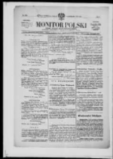 Monitor Polski. Dziennik Urzędowy Rzeczypospolitej Polskiej. 1919.10.23 R.2 nr230