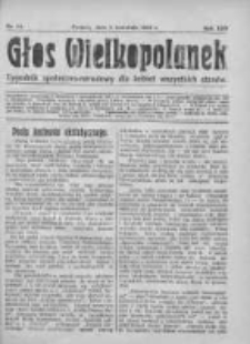 Głos Wielkopolanek: tygodnik społeczno-narodowy dla kobiet wszystkich stan&oacute;w 1922.04.02 R.15 Z.14