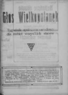 Głos Wielkopolanek: tygodnik społeczno-narodowy dla kobiet wszystkich stan&oacute;w 1922.11.26 R.15 Z.48