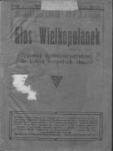 Głos Wielkopolanek: tygodnik społeczno-narodowy dla kobiet wszystkich stan&oacute;w 1923.01.07 R.16 Z.1