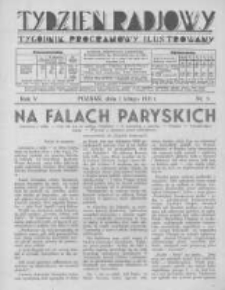 Tydzień Radjowy. 1931 R.5 nr5