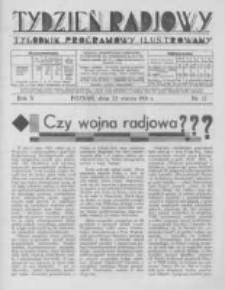 Tydzień Radjowy. 1931 R.5 nr12