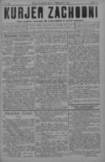 Kurjer Zachodni: pismo narodowe, bezpartyjne dla rodzin polskich na kresach zachodnich 1928.11.07 R.4 Nr89