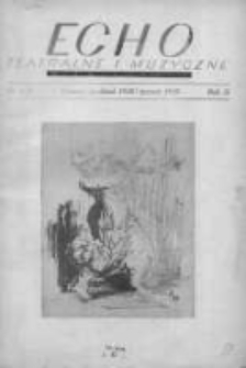 Echo Teatralne i Muzyczne 1948/1949 grudzień/styczeń R.2 Nr3/4