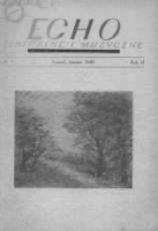 Echo Teatralne i Muzyczne 1949 marzec R.2 Nr6