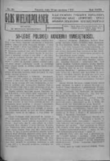 Głos Wielkopolanek: tygodnik społeczno-narodowy dla kobiet wszystkich stanów 1923.06.24 R.16 Z.25