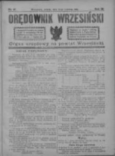 Orędownik Wrzesiński 1921.06.11 R.3 Nr47