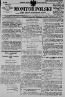 Monitor Polski. Dziennik Urzędowy Rzeczypospolitej Polskiej. 1928.07.10 R.11 nr156
