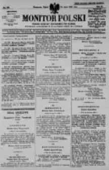Monitor Polski. Dziennik Urzędowy Rzeczypospolitej Polskiej. 1928.07.13 R.11 nr159