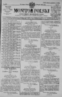 Monitor Polski. Dziennik Urzędowy Rzeczypospolitej Polskiej. 1928.08.03 R.11 nr177