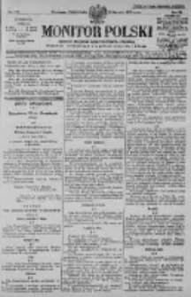 Monitor Polski. Dziennik Urzędowy Rzeczypospolitej Polskiej. 1928.08.06 R.11 nr179