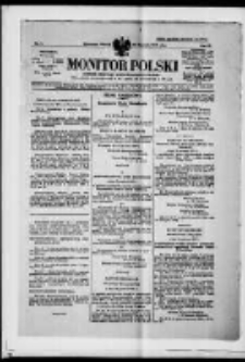 Monitor Polski. Dziennik Urzędowy Rzeczypospolitej Polskiej. 1928.01.10 R.11 nr7
