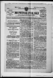 Monitor Polski. Dziennik Urzędowy Rzeczypospolitej Polskiej. 1928.01.11 R.11 nr8