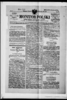 Monitor Polski. Dziennik Urzędowy Rzeczypospolitej Polskiej. 1928.01.12 R.11 nr9