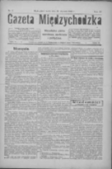 Gazeta Międzychodzka: niezależne pismo narodowe, społeczne i polityczne 1926.01.20 R.4 Nr7