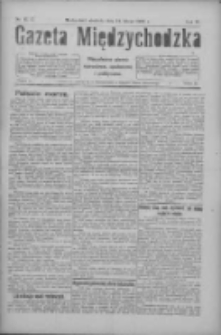 Gazeta Międzychodzka: niezależne pismo narodowe, społeczne i polityczne 1926.02.14 R.4 Nr18