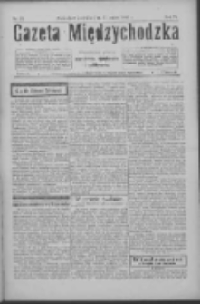 Gazeta Międzychodzka: niezależne pismo narodowe, społeczne i polityczne 1926.03.21 R.4 Nr33