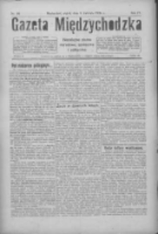 Gazeta Międzychodzka: niezależne pismo narodowe, społeczne i polityczne 1926.04.09 R.4 Nr40