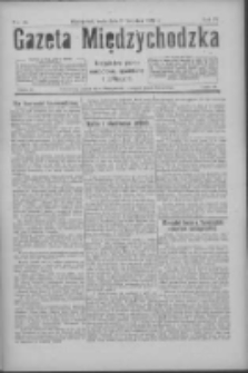 Gazeta Międzychodzka: niezależne pismo narodowe, społeczne i polityczne 1926.04.21 R.4 Nr45