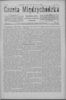 Gazeta Międzychodzka: niezależne pismo narodowe, społeczne i polityczne 1926.06.25 R.4 Nr71