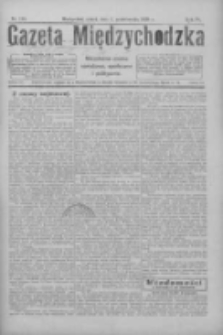 Gazeta Międzychodzka: niezależne pismo narodowe, społeczne i polityczne 1926.10.01 R.4 Nr113