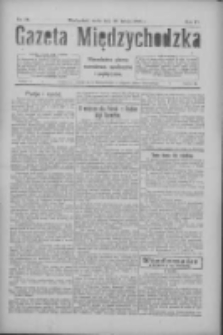 Gazeta Międzychodzka: niezależne pismo narodowe, społeczne i polityczne 1926.02.10 R.4 Nr16