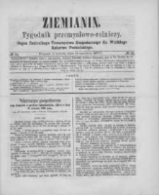 Ziemianin. Tygodnik przemysłowo-rolniczy; organ Centralnego Towarzystwa Gospodarczego dla Wielkiego Księstwa Poznańskiego 1870.06.11 Nr24