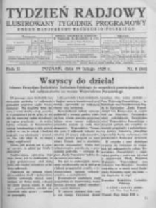 Tydzień Radjowy. 1928 R.2 nr8