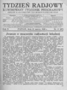 Tydzień Radjowy. 1928 R.2 nr11